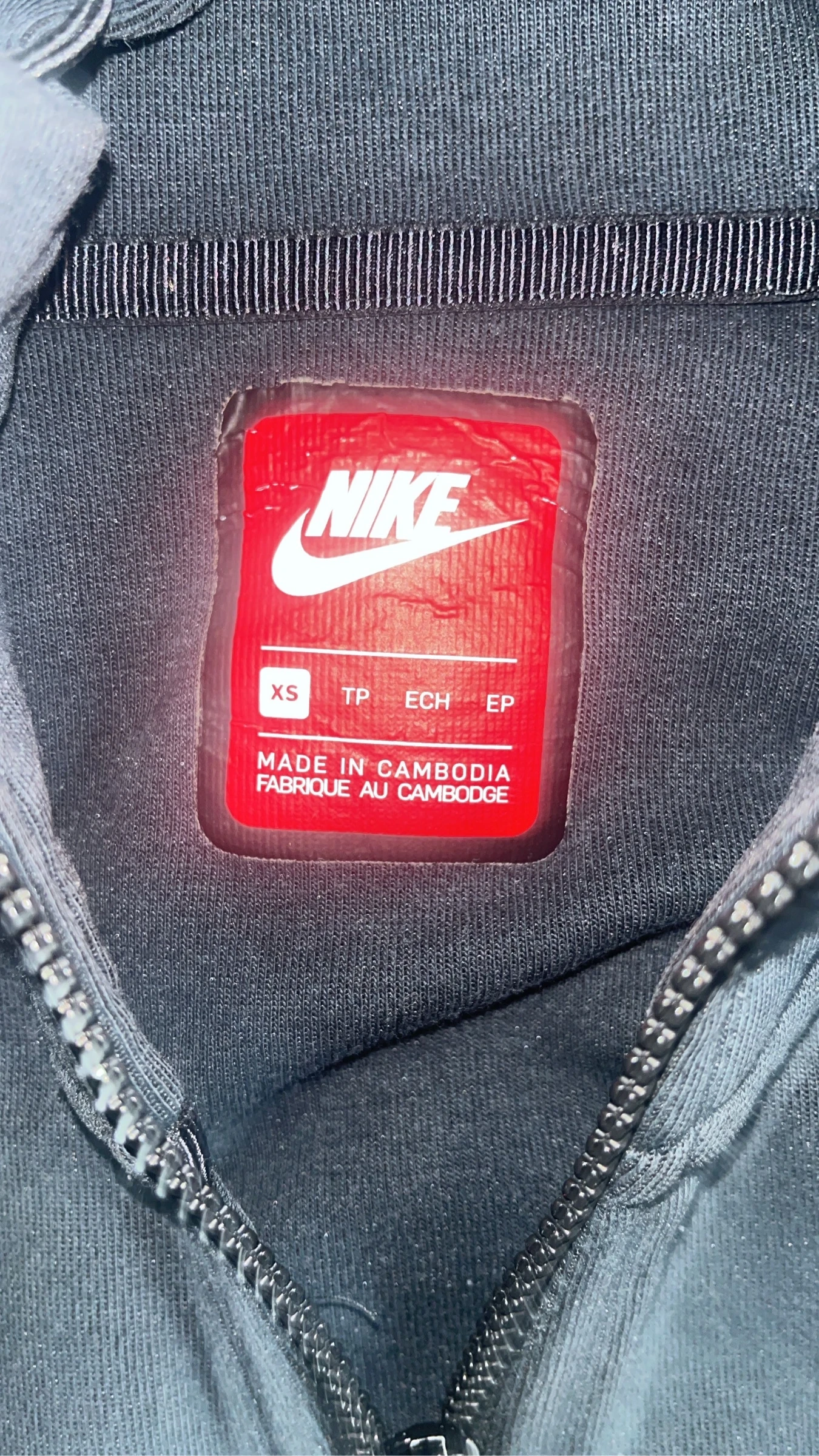 Chaqueta Nike Tech Fleece Mujer Negro XS – photo 3